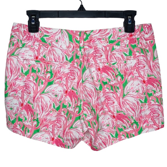 Lilly Pulitzer Flamingo Print Callahan Shorts - Picture 3 of 11